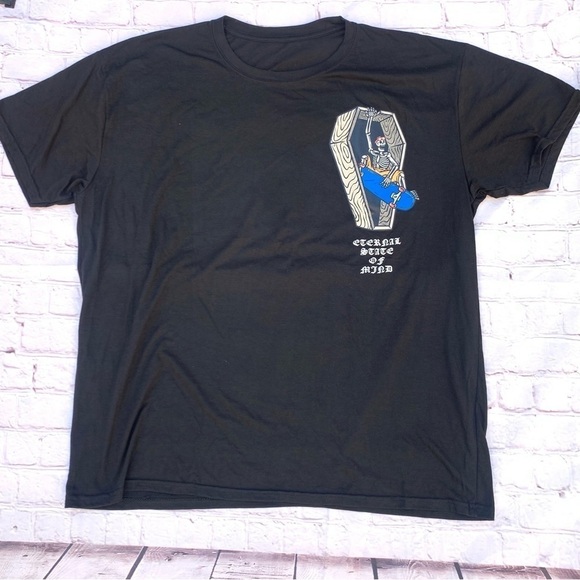 Skateboarder Tee "Eternal State of Mind" Graphic T-shirt, Skate Men's 2XL - Picture 2 of 8
